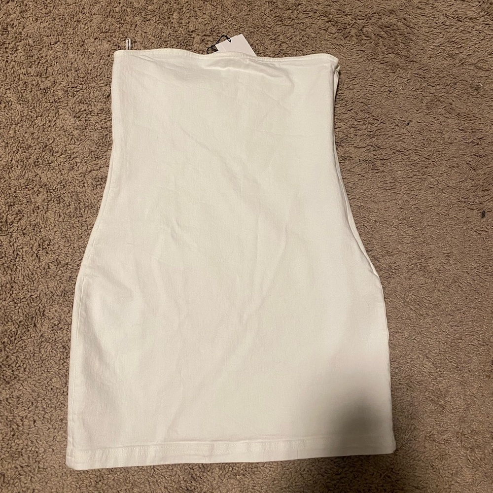 NWT WHITE MINI ZARA DRESS